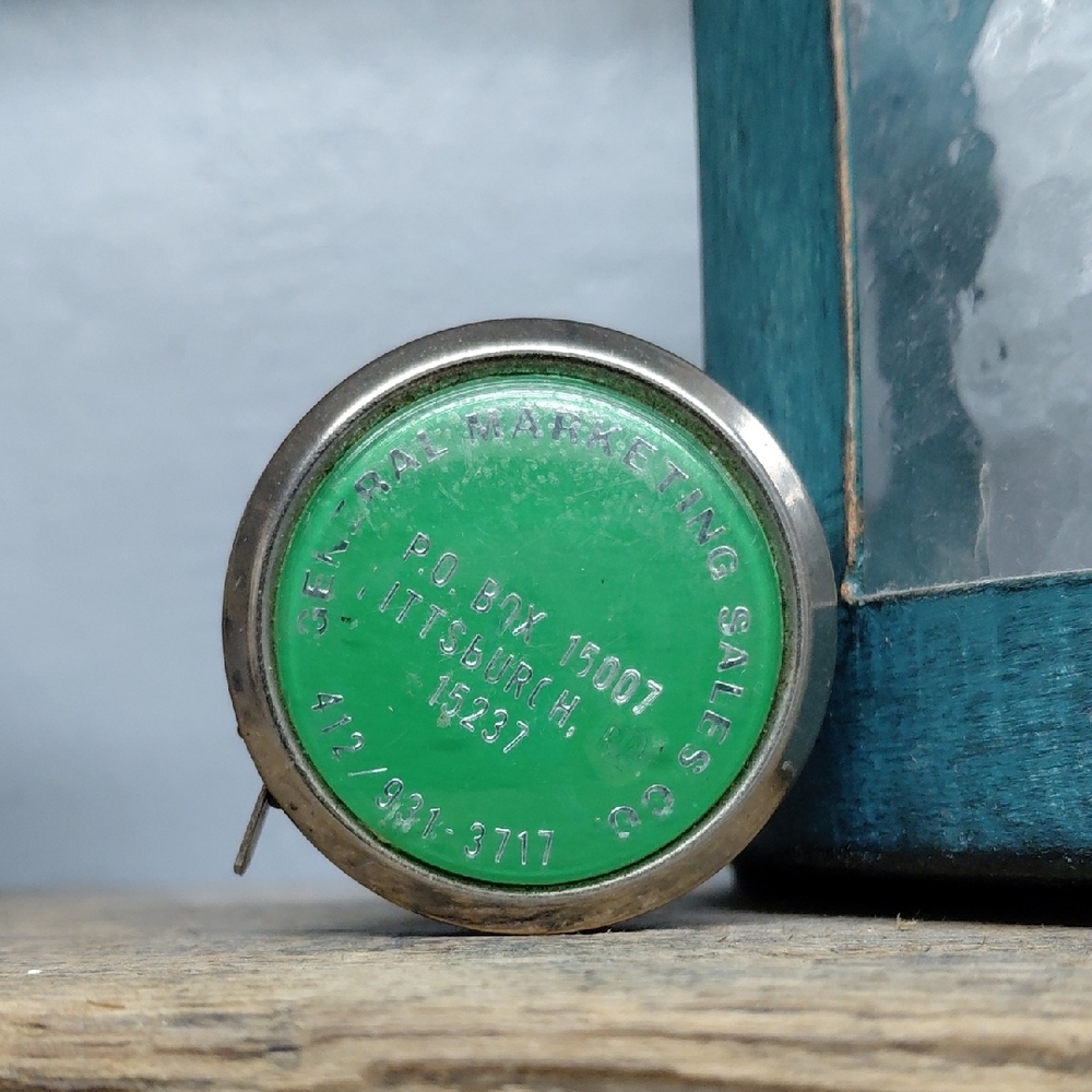 Green Vintage Tape Measure